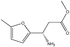 (S)-3-氨基-3-(5-甲基呋喃-2-基)丙酸甲酯 结构式