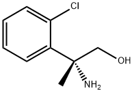(2R)-2-AMINO-2-(2-CHLOROPHENYL)PROPAN-1-OL 结构式