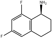 (S)-6,8-difluoro-1,2,3,4-tetrahydronaphthalen-1-amine 结构式
