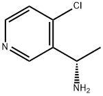 (1S)-1-(4-CHLORO(3-PYRIDYL))ETHYLAMINE 结构式