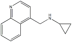 (1R)CYCLOPROPYL-4-QUINOLYLMETHYLAMINE 结构式