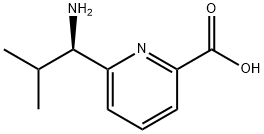 6-((1R)-1-AMINO-2-METHYLPROPYL)PYRIDINE-2-CARBOXYLIC ACID 结构式