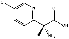 (R)-2-amino-2-(5-chloropyridin-2-yl)propanoic acid 结构式