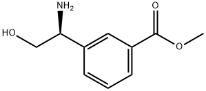 METHYL3-((1S)-1-AMINO-2-HYDROXYETHYL)BENZOATE 结构式