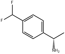 (1S)-1-[4-(DIFLUOROMETHYL)PHENYL]ETHYLAMINE 结构式