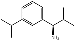 (1R)-2-METHYL-1-[3-(METHYLETHYL)PHENYL]PROPYLAMINE 结构式