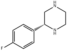 (2R)-2-(4-fluorophenyl)piperazine 结构式