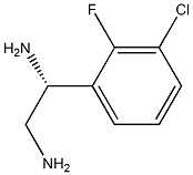 (1R)-1-(3-CHLORO-2-FLUOROPHENYL)ETHANE-1,2-DIAMINE 结构式