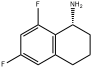 (R)-6,8-difluoro-1,2,3,4-tetrahydronaphthalen-1-amine 结构式