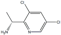 (R)-1-(3,5-二氯吡啶-2-基)乙烷-1-胺 结构式