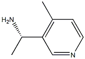 (S)-1-(4-甲基吡啶-3-基)乙-1-胺 结构式