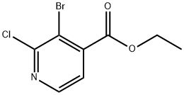 3-溴-2-氯异烟酸乙酯 结构式