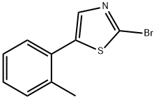 2-Bromo-5-(2-tolyl)thiazole 结构式