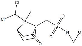 (+)-(8,8-DICHLOROCAMPHORYLSULFONYL)OXAZIRIDINE 结构式