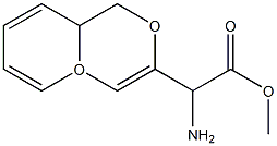 METHYL 2-(2H,3H-BENZO[3,4-E]1,4-DIOXIN-6-YL)-2-AMINOACETATE 结构式