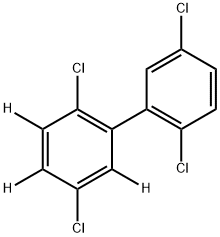 2,2',5,5'-Tetrachlorobiphenyl-3,4,6-d3	 结构式