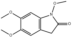 2H-Indol-2-one, 1,3-dihydro-1,5,6-trimethoxy- 结构式