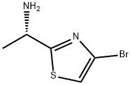 (S)-1-(4-溴噻唑-2-基)乙-1-胺 结构式