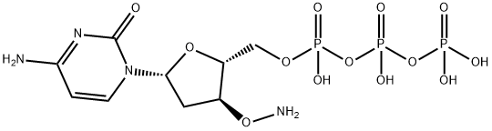 3'-O-AMINO-2'-DEOXYCYTIDINE 5'-TRIPHOSPHATE 结构式