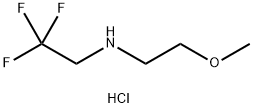 (2-甲氧基乙基)(2,2,2-三氟乙基)胺盐酸 结构式