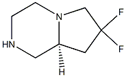(S)-7,7-二氟八氢吡咯并[1,2-A]吡嗪 结构式