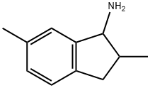 2,6-二甲基-2,3-二氢-1H-茚-1-胺 结构式