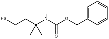 benzyl 4-mercapto-2-methylbutan-2-ylcarbamate 结构式