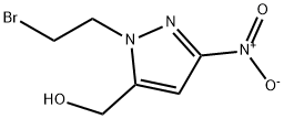 (1-(2-Bromoethyl)-3-nitro-1H-pyrazol-5-yl)methanol 结构式