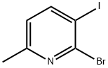 2-溴-3-碘-6-甲基吡啶 结构式