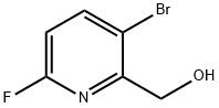 3-溴-6-氟吡啶-2-甲醇 结构式