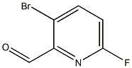 3-溴-6-氟吡啶-2-甲醛 结构式