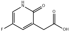 (5-Fluoro-2-hydroxy-pyridin-3-yl)-acetic acid 结构式