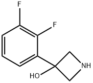 3-(2,3-difluorophenyl)azetidin-3-ol 结构式