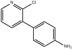 2-CHLORO-3-(4-AMINOPHENYL)PYRIDINE 结构式