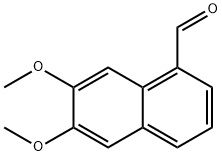 6,7-dimethoxy-1-naphthaldehyde 结构式