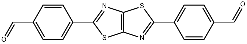 Benzaldehyde, 4,4'-(2,5-thiazolo[5,4-d]thiazolediyl)bis- 结构式