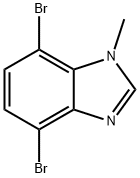4,7-DIBROMO-1-METHYL-1H-BENZO[D]IMIDAZOLE 结构式