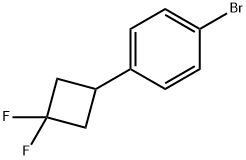 1-溴-4-(3,3-二氟环丁基)苯 结构式