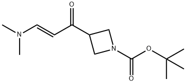 tert-butyl 3-[(2E)-3-(dimethylamino)prop-2-enoyl]azetidine-1-carboxylate 结构式