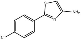 4-Amino-2-(4-chlorophenyl)thiazole 结构式