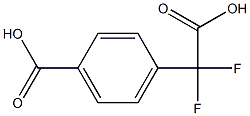 4-(羧基二氟甲基)苯甲酸 结构式