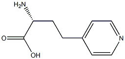 (2R)-2-amino-4-(pyridin-4-yl)butanoic acid 结构式