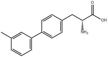 4-(3-Methylphenyl)-D-phenylalanine 结构式