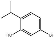 5-BROMO-2-ISOPROPYLPHENOL 结构式