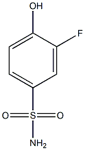 3-氟-4-羟基苯磺酰胺 结构式
