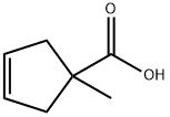 1-methylcyclopent-3-ene-1-carboxylic acid 结构式