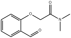 2-(2-甲酰基苯氧基)-N,N-二甲基乙酰胺 结构式