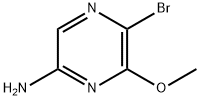 5-Bromo-6-methoxypyrazin-2-amine 结构式