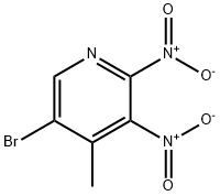 5-Bromo-4-methyl-2,3-dinitropyridine 结构式