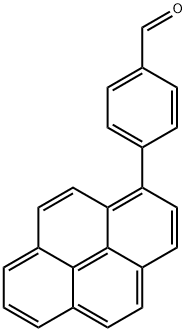 4-(1-芘基)苯甲醛 结构式